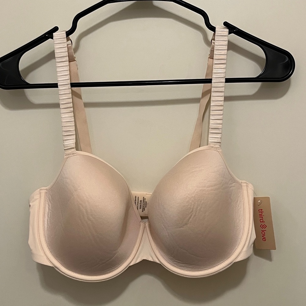 ThirdLove Women's Beige Size 36E 24/7 Classic T-shirt  Bra